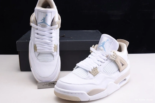 1st Kicks Shoes HighQuality Jordan Retro 1042 4 487724- Sand 2017 1113